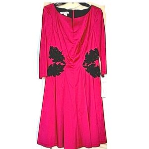 Kay Unger Midi Dress